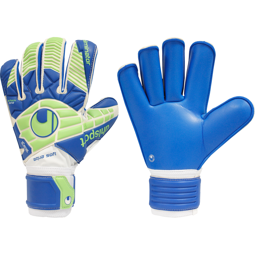 Just Keepers UHLSPORT ELIMINATOR AQUASOFT ROLL FINGER Goalkeeper Gloves