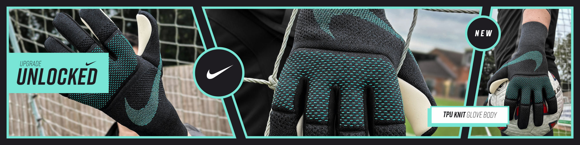 Nike Dymanic Fit Vapor Hyper Terquoise Goalkeeper Gloves