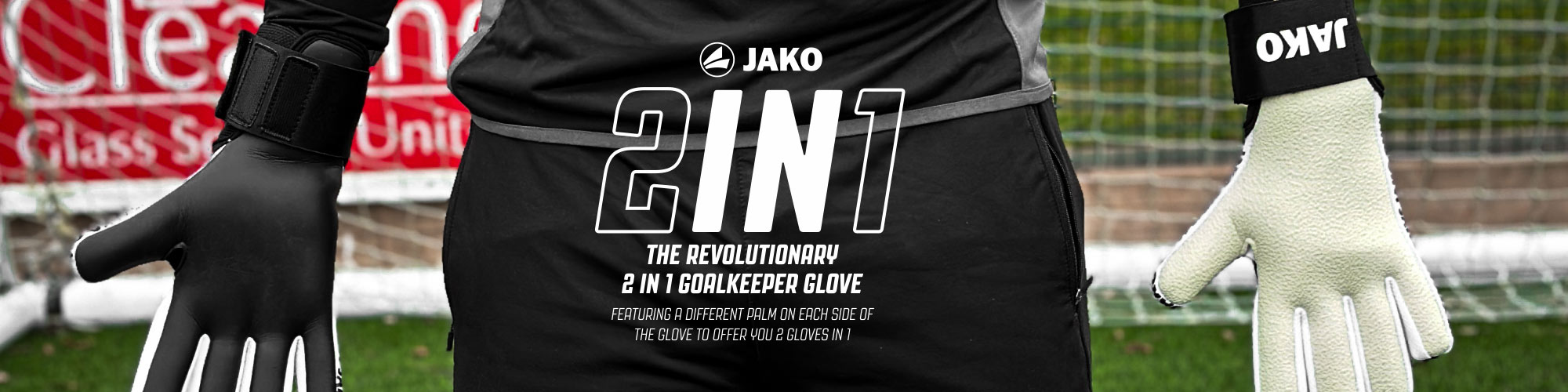 JAKO 2 in 1 Goalkeeper Gloves