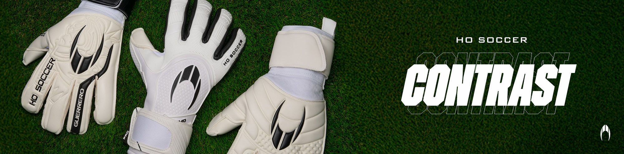 HO Soccer Contrast Pack white black 2025 goalkeeper gloves