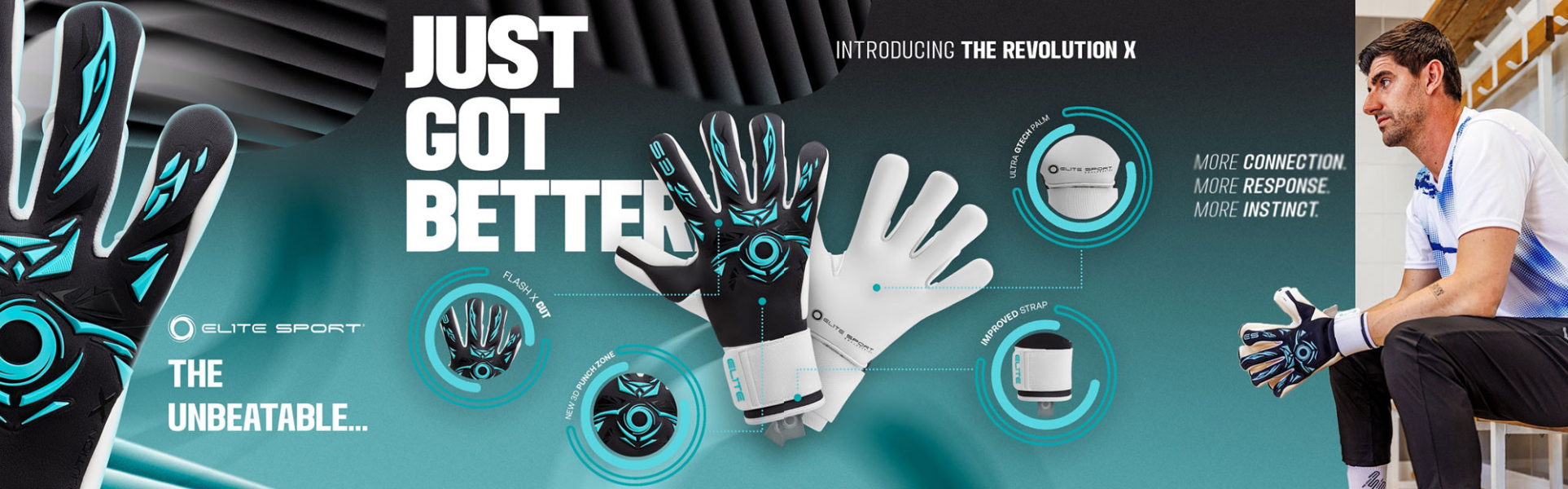 Elite Sport Courtois Neo Revolution Goalkeeper Gloves