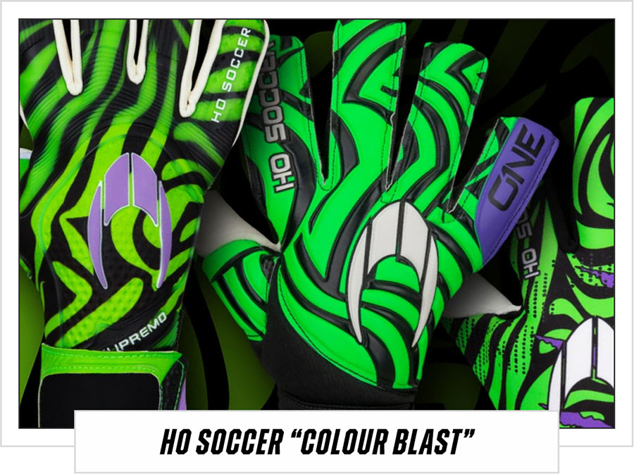 HO Soccer Colour Blast 2025 goalkeeper gloves