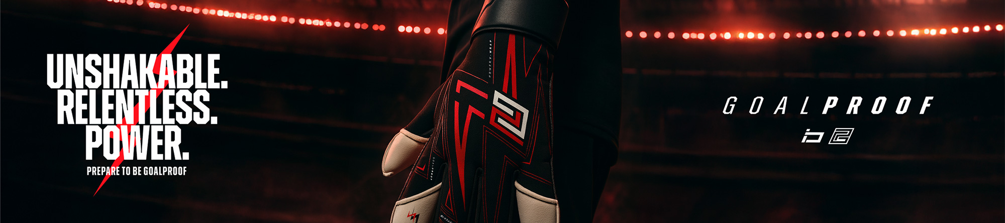 Keeper iD Vapor Cut V Wrap Goalkeeper Gloves Power Red
