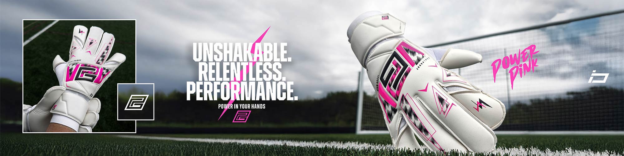 Keeper iD Goalproof POWER 1.0 V-Wrap Vapor Grip Cut Goalkeeper Gloves