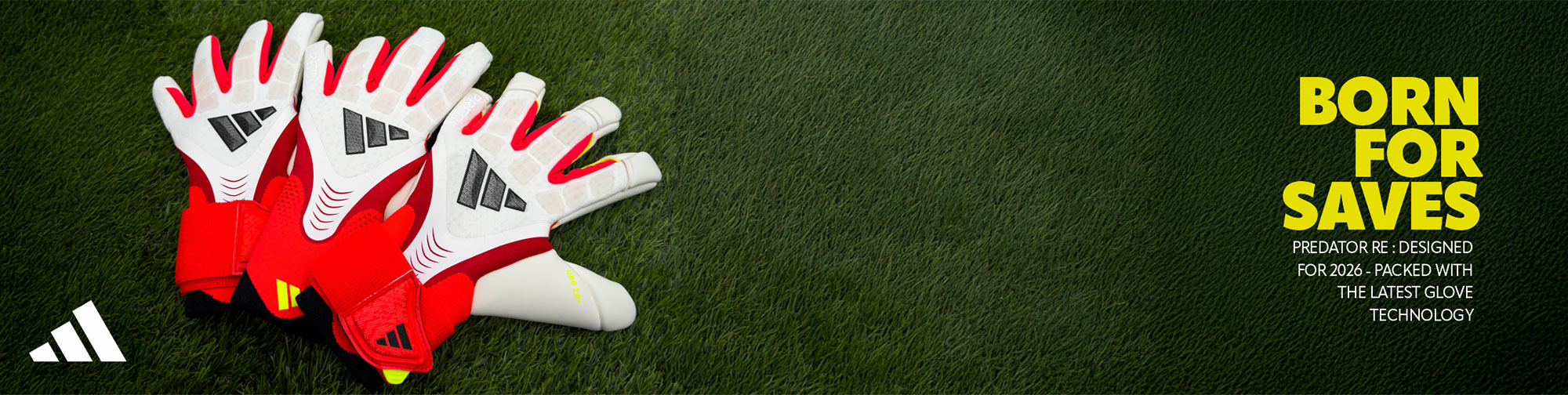 adidas Born For Goals predator 2026 white lucid red