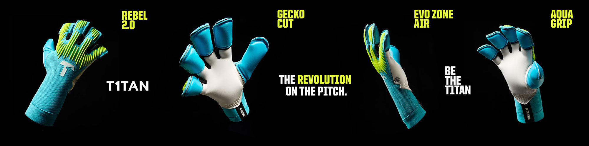 T1TAN TITAN GOALKEEPER GLOVES UK STORE REBEL 2.0