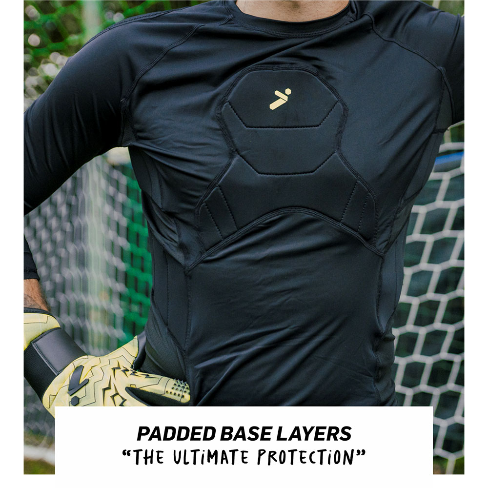padded goalkeeper base layer protective goalkeeper clothing