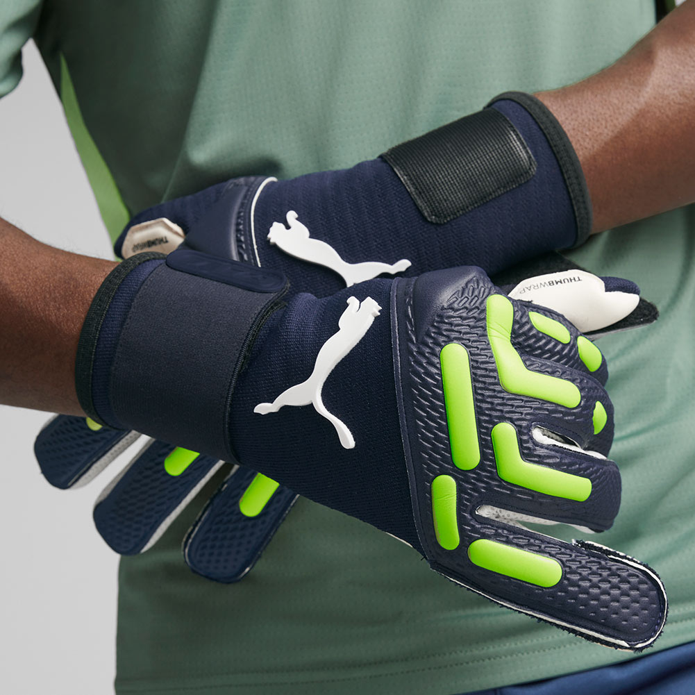 Puma FUTURE Pro Hybrid EDERSON Goalkeeper Gloves Persian Blue Pro