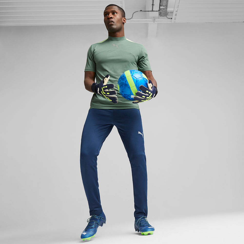 Puma FUTURE Pro Hybrid EDERSON Goalkeeper Gloves Persian BluePro Green