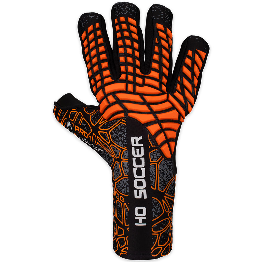520306J HO Soccer Pro Evolution Junior Goalkeeper Gloves black/orange