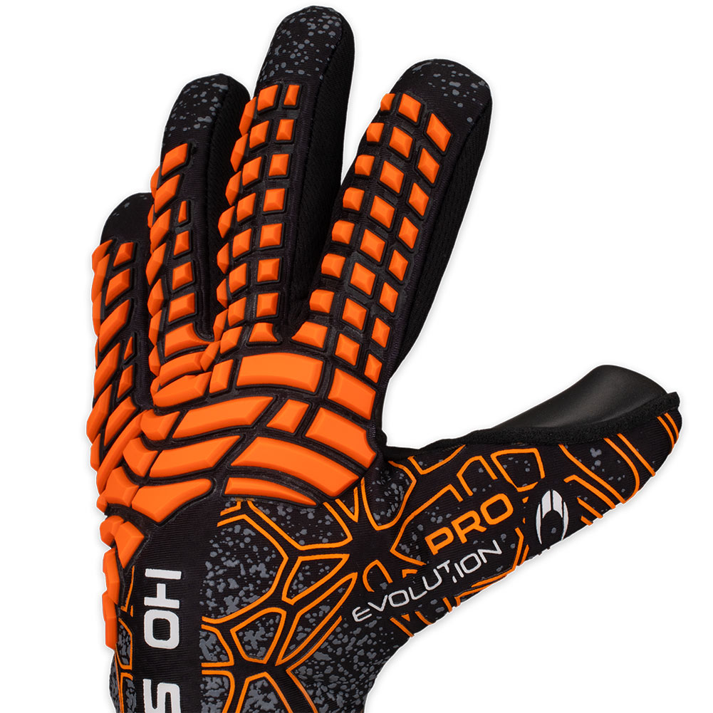 520306J HO Soccer Pro Evolution Junior Goalkeeper Gloves black/orange