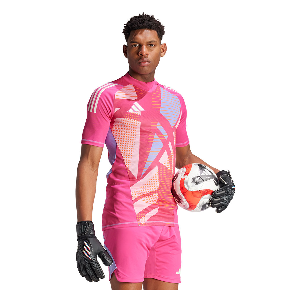 IS5339 adidas Tiro 24 Pro Short Sleeve Goalkeeper Jersey Pink Just Keepers