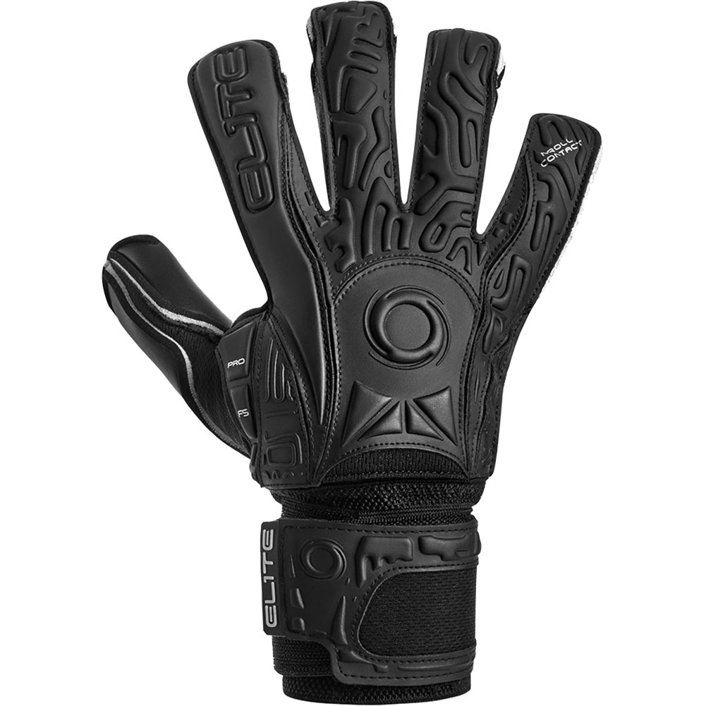 Elite sport black solo goalkeeper gloves on sale