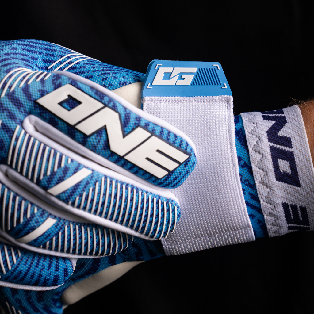 ONE OG1 Midnight Goalkeeper Gloves - Junior Size Black Pro Gloves With 4mm Latex