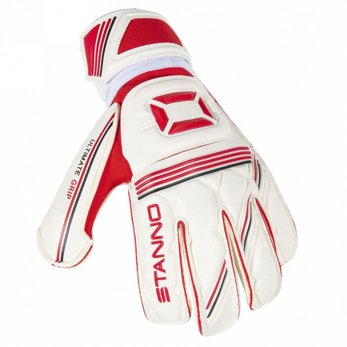 Stanno Ultimate Grip Roll Finger II Goalkeeper Gloves White/Red