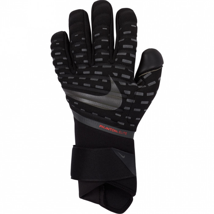 Nike Phantom Elite Black/Chile Red Goalkeeper Gloves