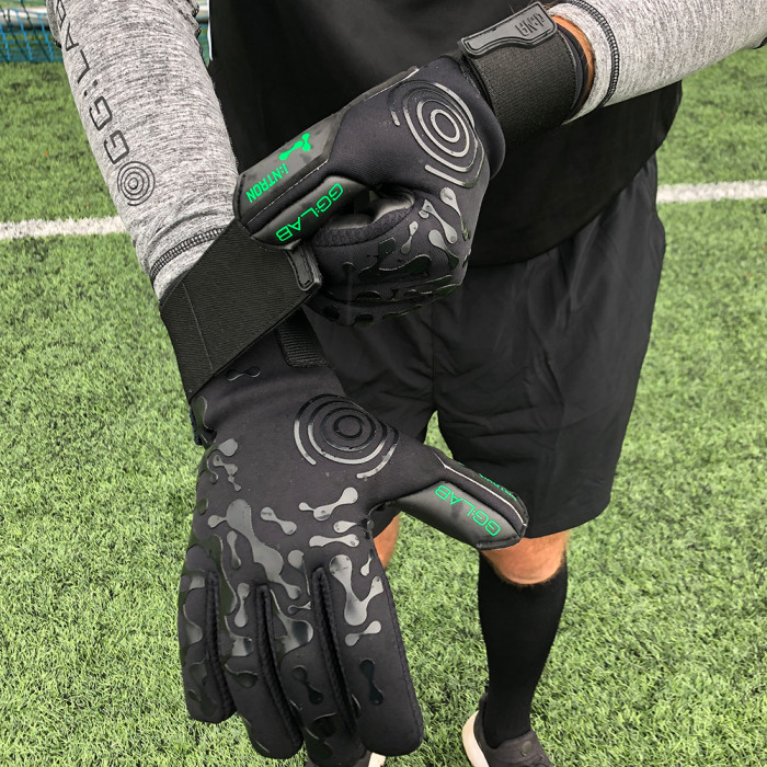 GG:LAB I:NTRON Junior Goalkeeper Gloves Black