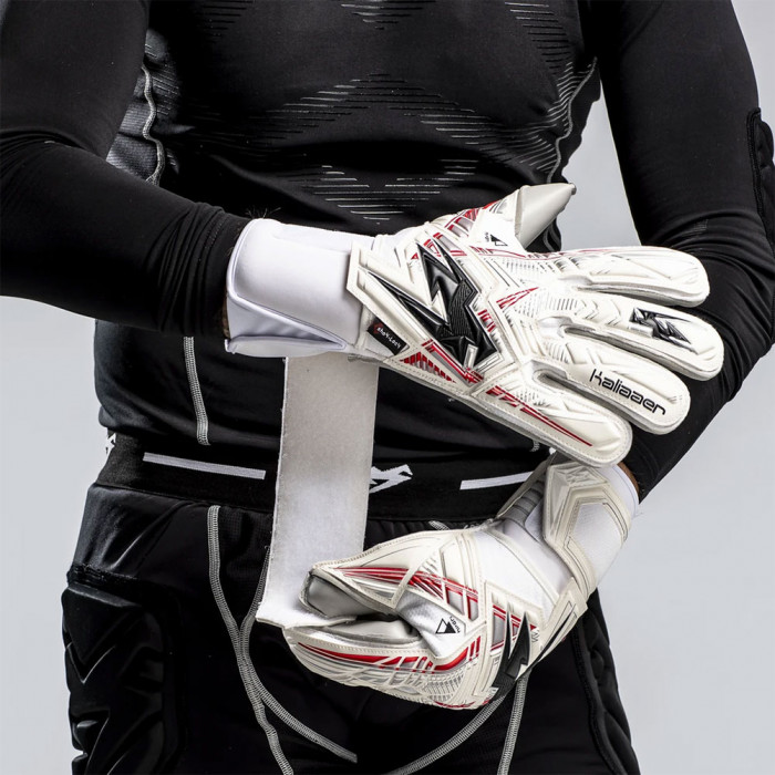 Kaliaaer SHOKLOCK ICONIC ROLL Goalkeeper Gloves White