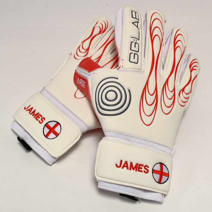 GG:LAB b:ASE (Astro) Goalkeeper Gloves White/Red