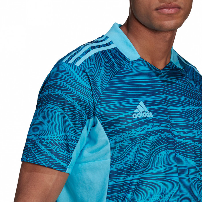  GT8426 adidas CONDIVO 21 GoalKeeper Jersey SS bold aqua 