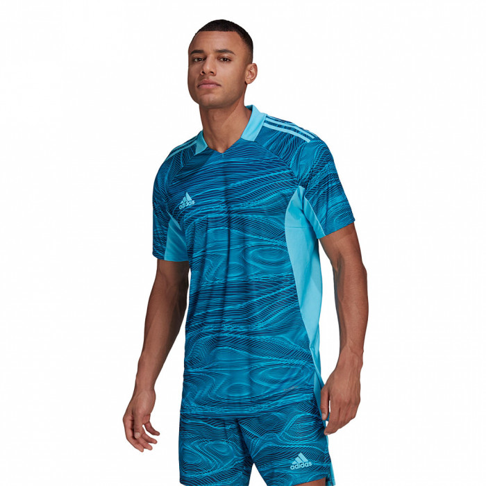  GT8426 adidas CONDIVO 21 GoalKeeper Jersey SS bold aqua 