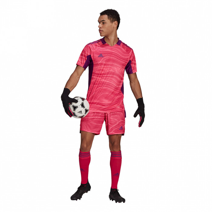  GT8428 adidas CONDIVO 21 GoalKeeper Jersey SS solar pink 