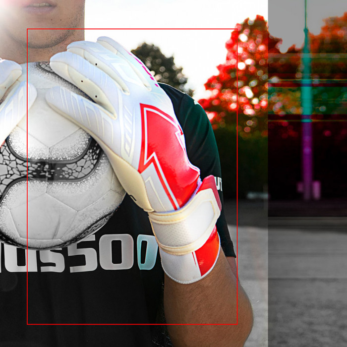 Reusch Arrow Gold X Goalkeeper Gloves White/Red