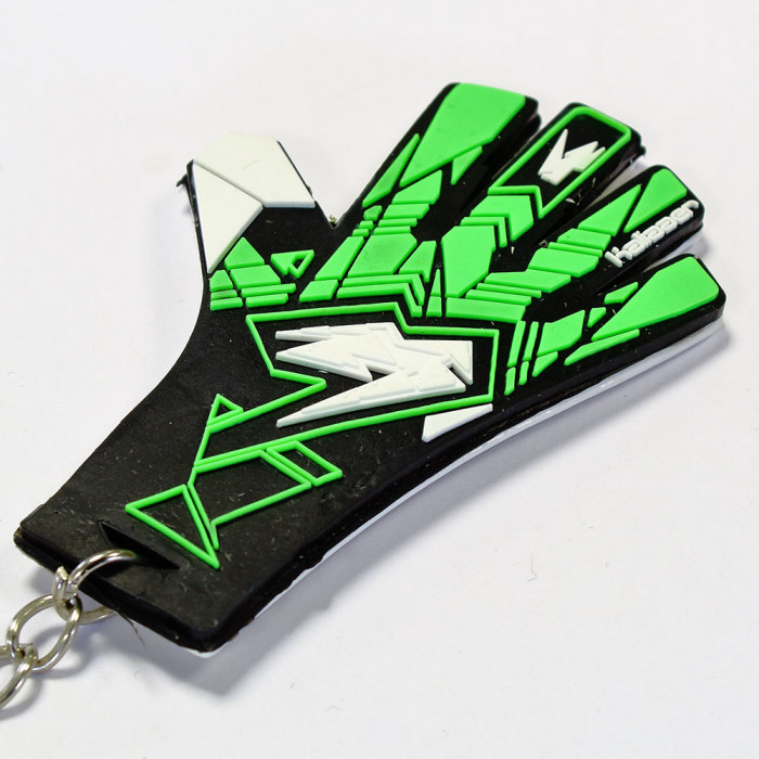 KAKR4 Kaliaaer PWRLITE Mini Glove Key Ring Black/Solar Green