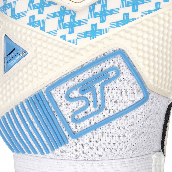 SGP202007 SELLS Wrap Aqua H20 Goalkeeper Gloves white/aqua blue 