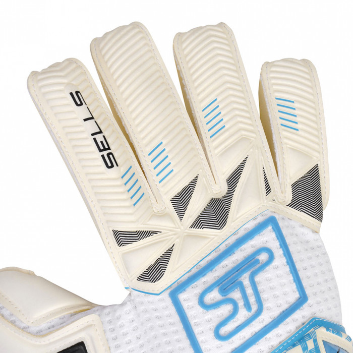  S202005J SELLS F3 Aqua Ultimate Junior Goalkeeper Gloves white/aqua b