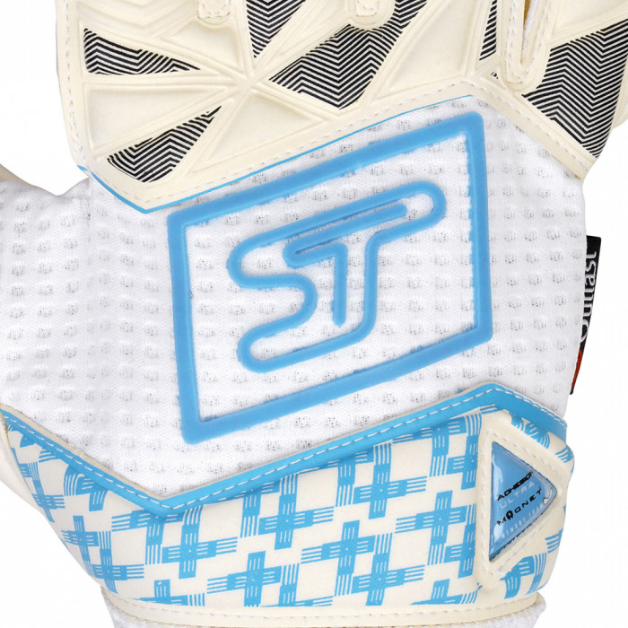  S202005J SELLS F3 Aqua Ultimate Junior Goalkeeper Gloves white/aqua b