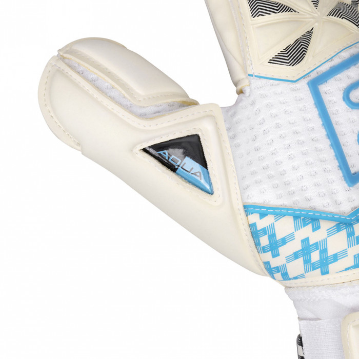  S202005J SELLS F3 Aqua Ultimate Junior Goalkeeper Gloves white/aqua b