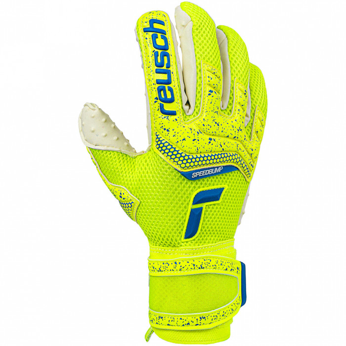 Reusch Attrakt SpeedBump Goalkeeper Gloves safety yellow