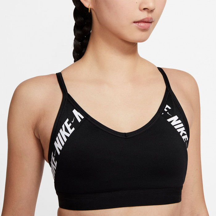 Nike Womens Dri-FIT Indy Padded Sports Bra Black/White