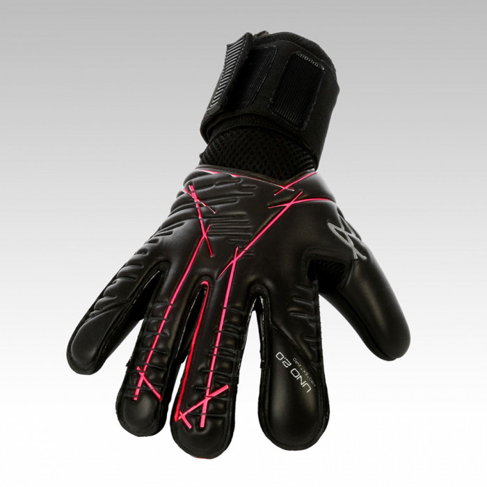 AB1 UNO 2.0 Protekt Pro Goalkeeper Gloves BLACK/PINK 
