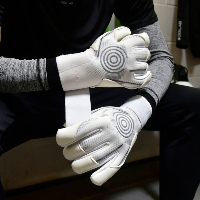  70062103J GG:LAB w:ND GloveGlu Junior Goalkeeper Gloves Air White 