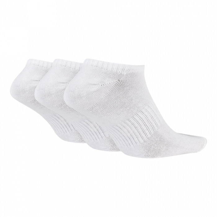 SX7678100 Nike Training No Show Socks White (3 Pairs)