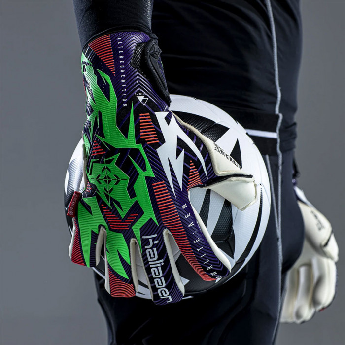  Kaliaaer AER Fear Goalkeeper Gloves Green/Purple/Red