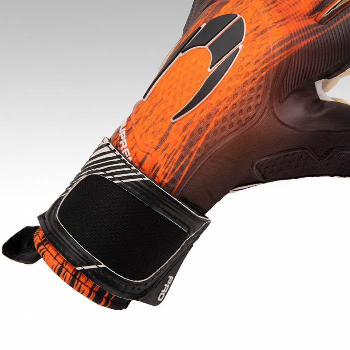HO Soccer Supremo PRO 11 Roll/Negative Junior Goalkeeper Gloves Rocket