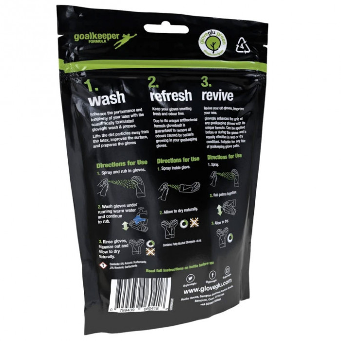 Goalkeeper GloveGlu Wash - Refresh - Revive Pack