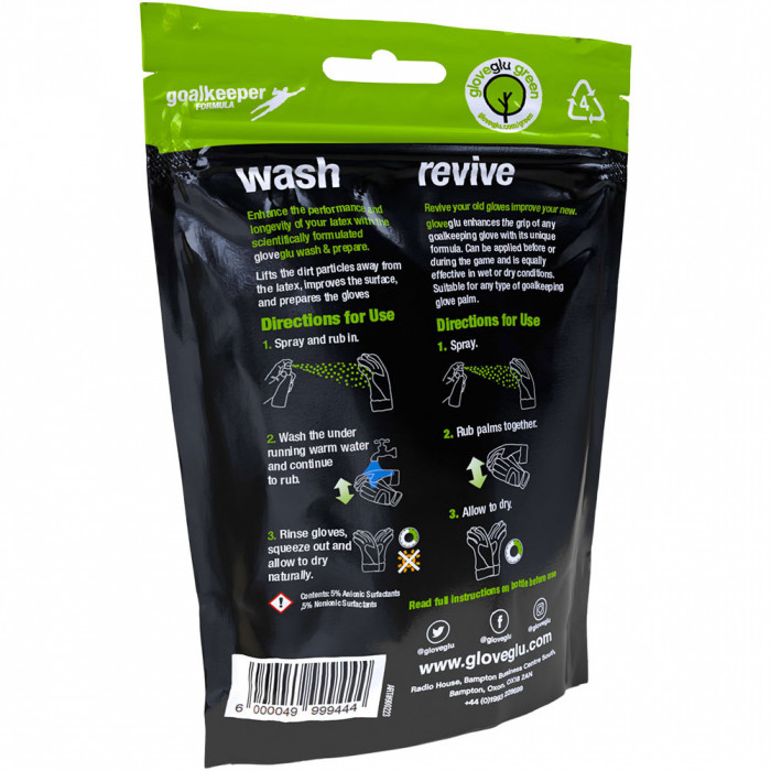 Goalkeeper Wash & Prepare + GloveGlu Mini 