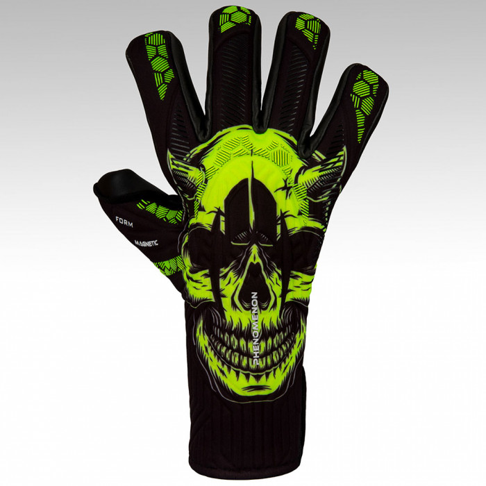 HO Soccer Phenomenon Magnetic Darkside Goalkeeper Gloves Black/Fluo