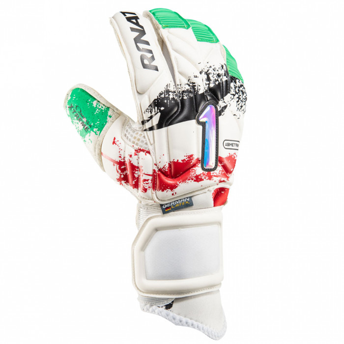  Rinat ASIMETRIK PRIME PRO Goalkeeper Gloves White/Red/Green