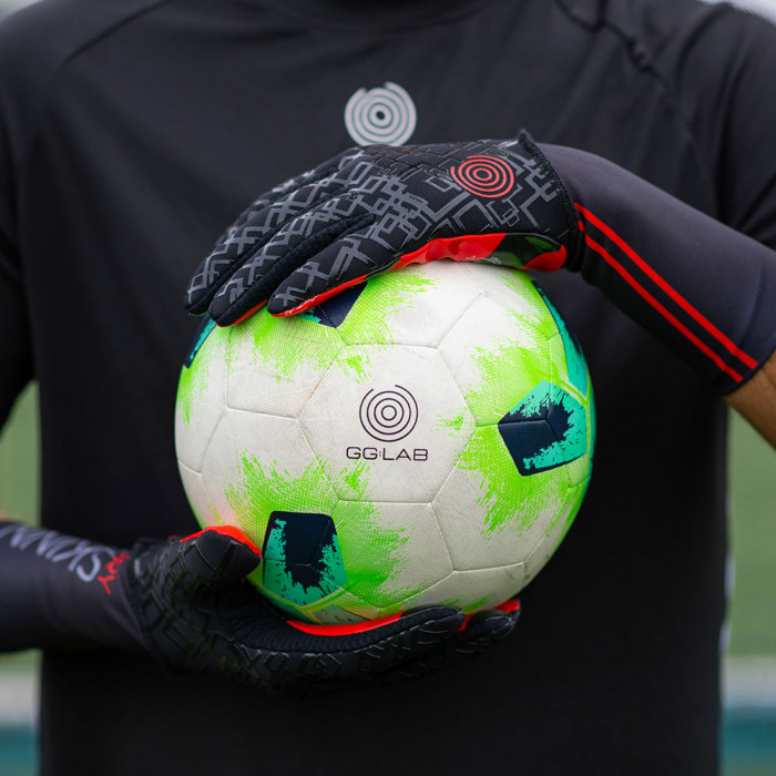 Gloveglu DRY SKINN Goalkeeper Gloves Black/Red