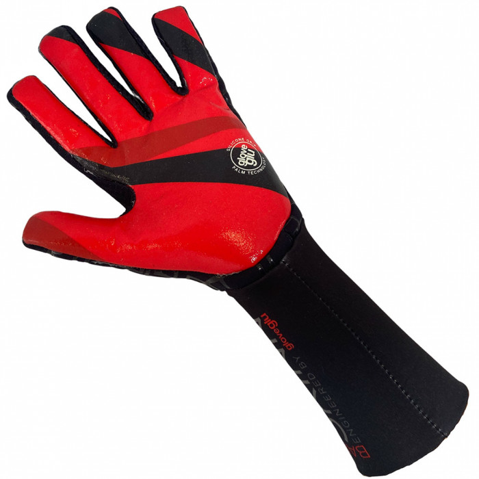Gloveglu DRY SKINN Goalkeeper Gloves Black/Red