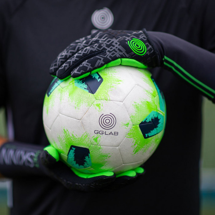Gloveglu WET SKINN Goalkeeper Gloves BLACK/GREEN