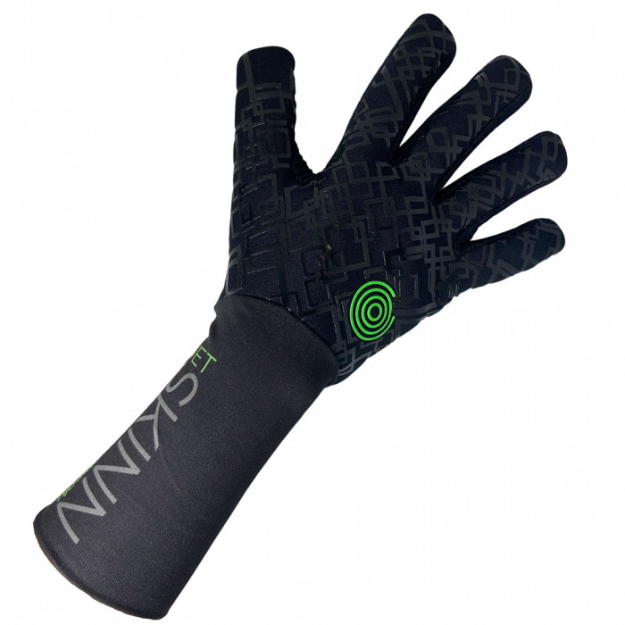 Gloveglu WET SKINN Goalkeeper Gloves BLACK/GREEN
