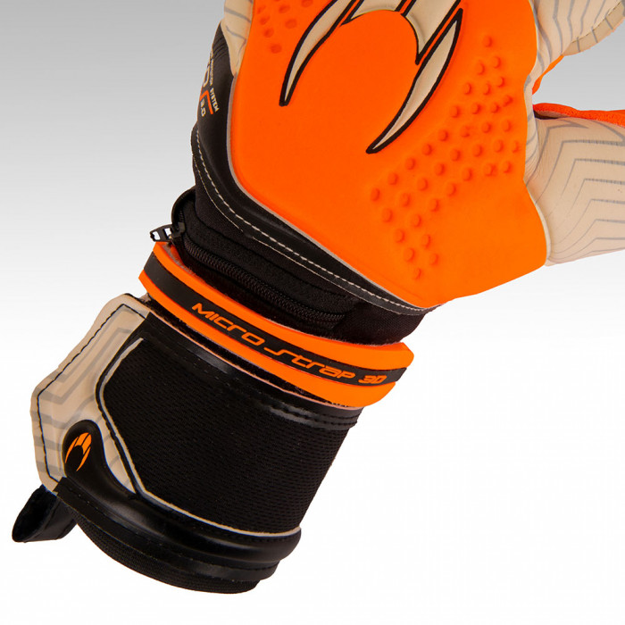 HO Soccer Negative Protek Goalkeeper Gloves Orange