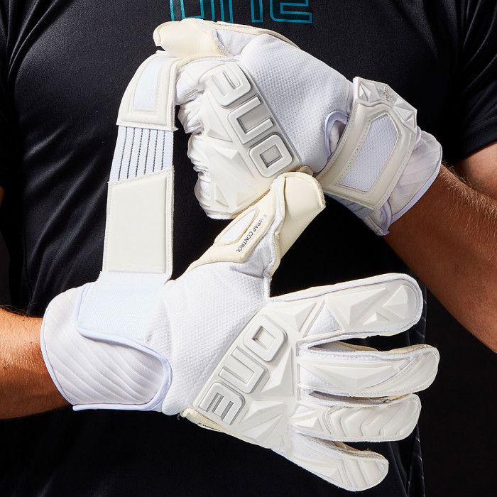 ONE SLYR Pure Junior Goalkeeper Gloves White