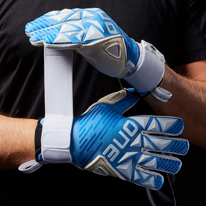 ONE SLYR Lite Azure Junior Goalkeeper Gloves Azure Blue
